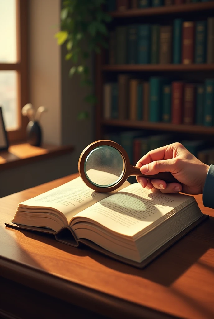 Magnifying glass exploring any book with Title IIS Insights