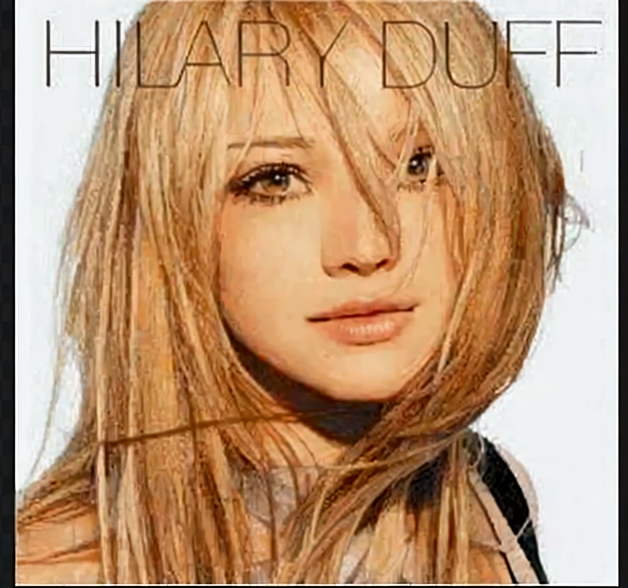 Close-up of a woman with long hair and a white shirt, fluffy'', fluffy!!!, 2 0 0 2, 2002, 2003, 2 0 0 1, 2001, High-quality artwork, 2 0 0 4, 2004, 2 0 0 5, 2005, 2 0 0 6