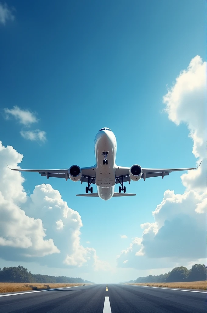Wallerpaper for airplane taking off