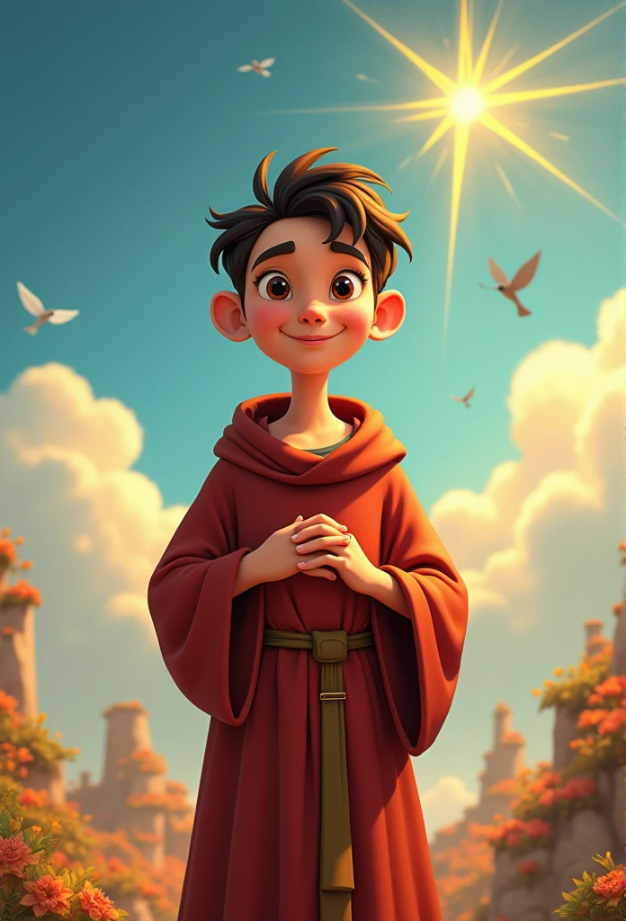 image of saint raimundo nonato in disney pixar style best quality