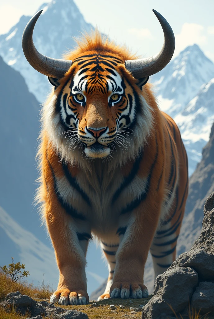Tiger and yalk combination