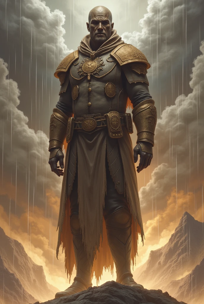Mountain in the Storm:
Prompt: "A tall, unshakable mountain stands firm in the middle of a fierce storm. Dark clouds swirl around it, with strong winds and rain lashing against its rocky surface. Despite the storm's intensity, the mountain remains unmoved, symbolizing resilience and inner strength."