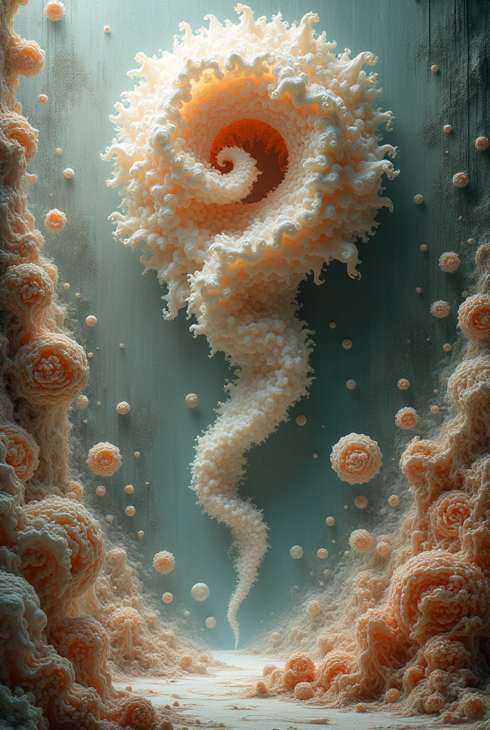 3d fractal steam and haeckel style