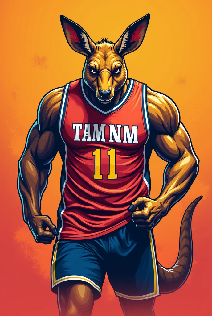 Kangaroo team uniform t-shirt