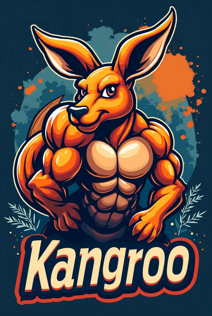 Kangaroo Team Uniform T-Shirt Template