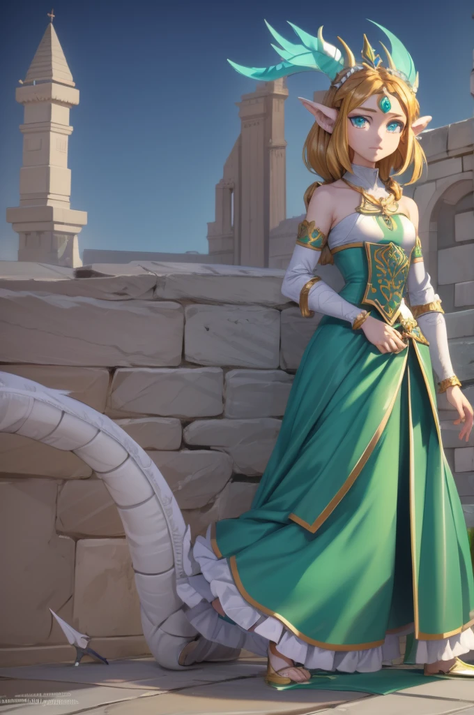 Princess zelda Light dragon antropomorfica form