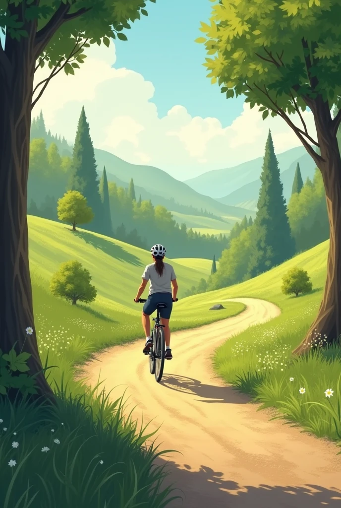 A walk on the bike