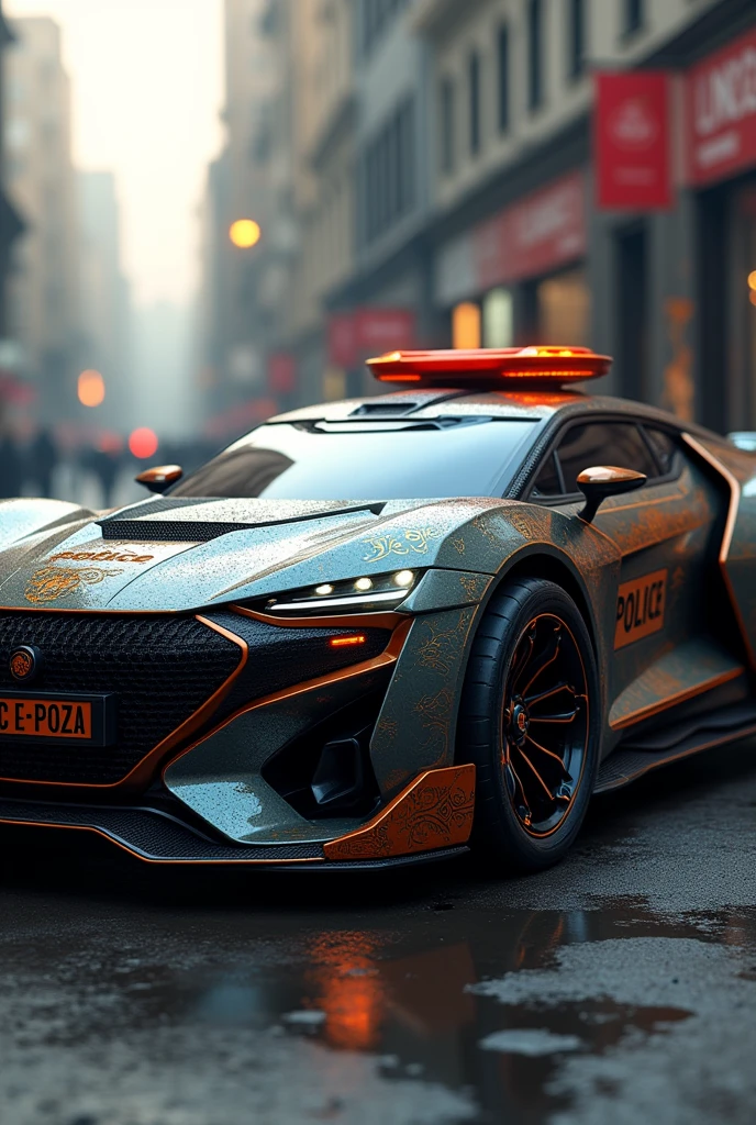 Imagine a Bullet Proof Police Car More Futuristic and Big with Indian Touch

