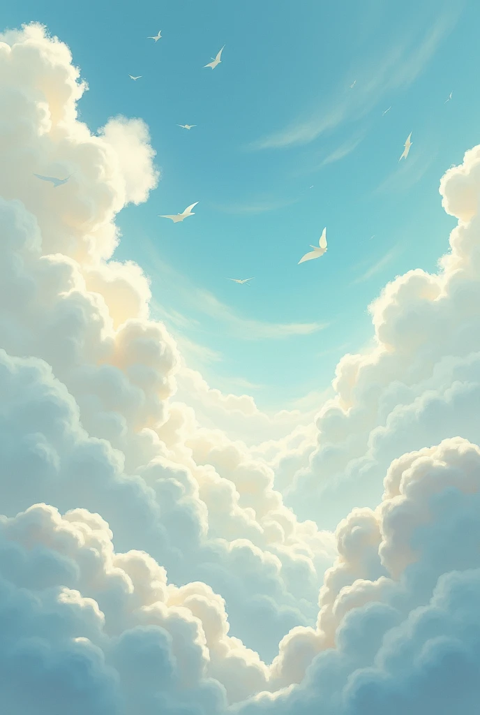 Clouds dreaming of traveling