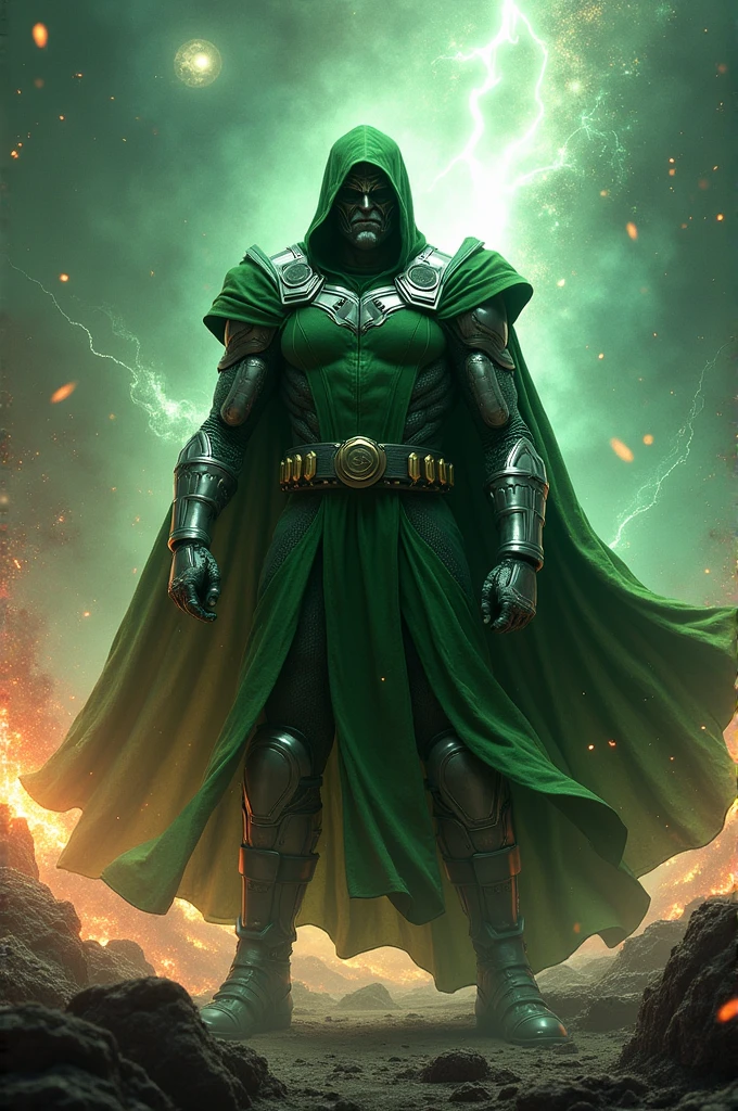 Dr  doom fight space
