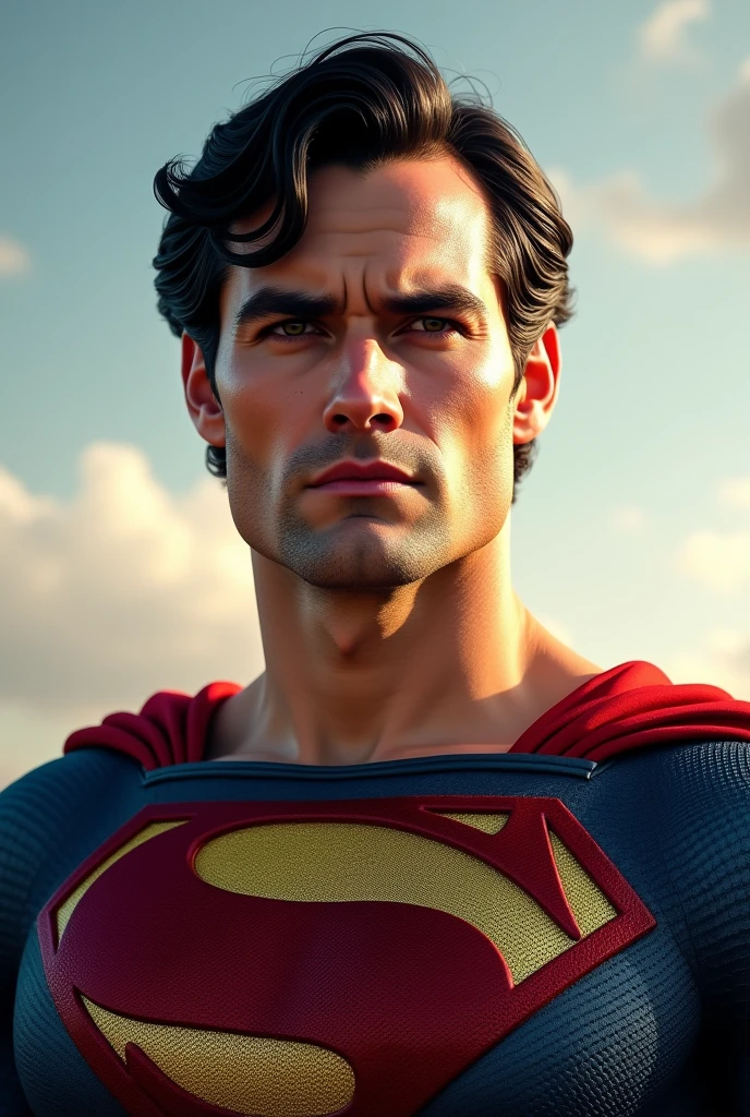My face on Superman's suit