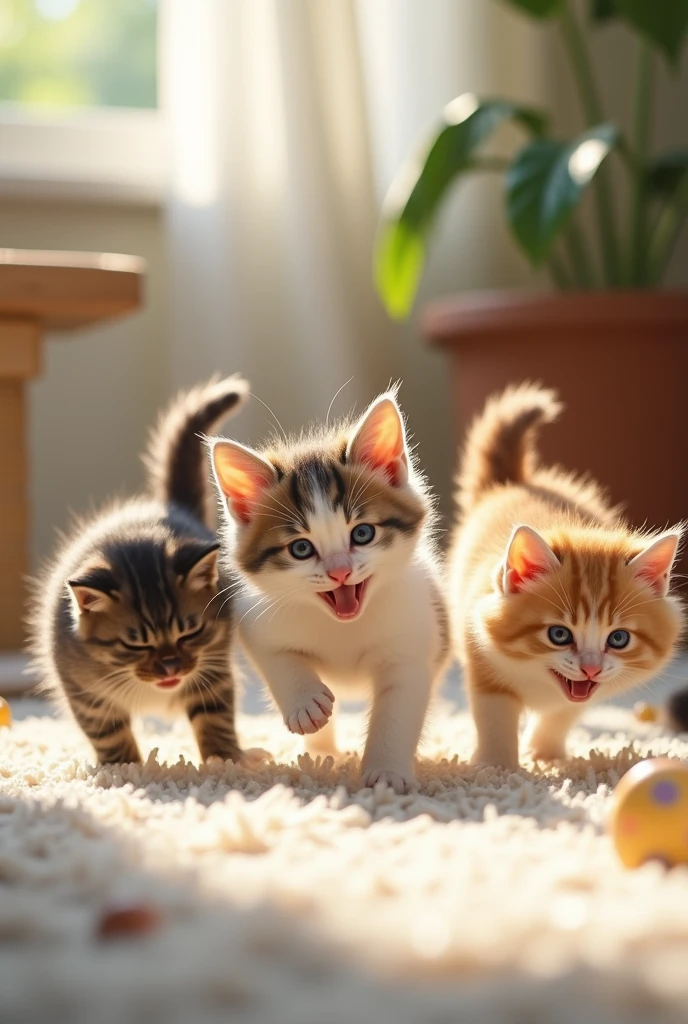 kittens are playing