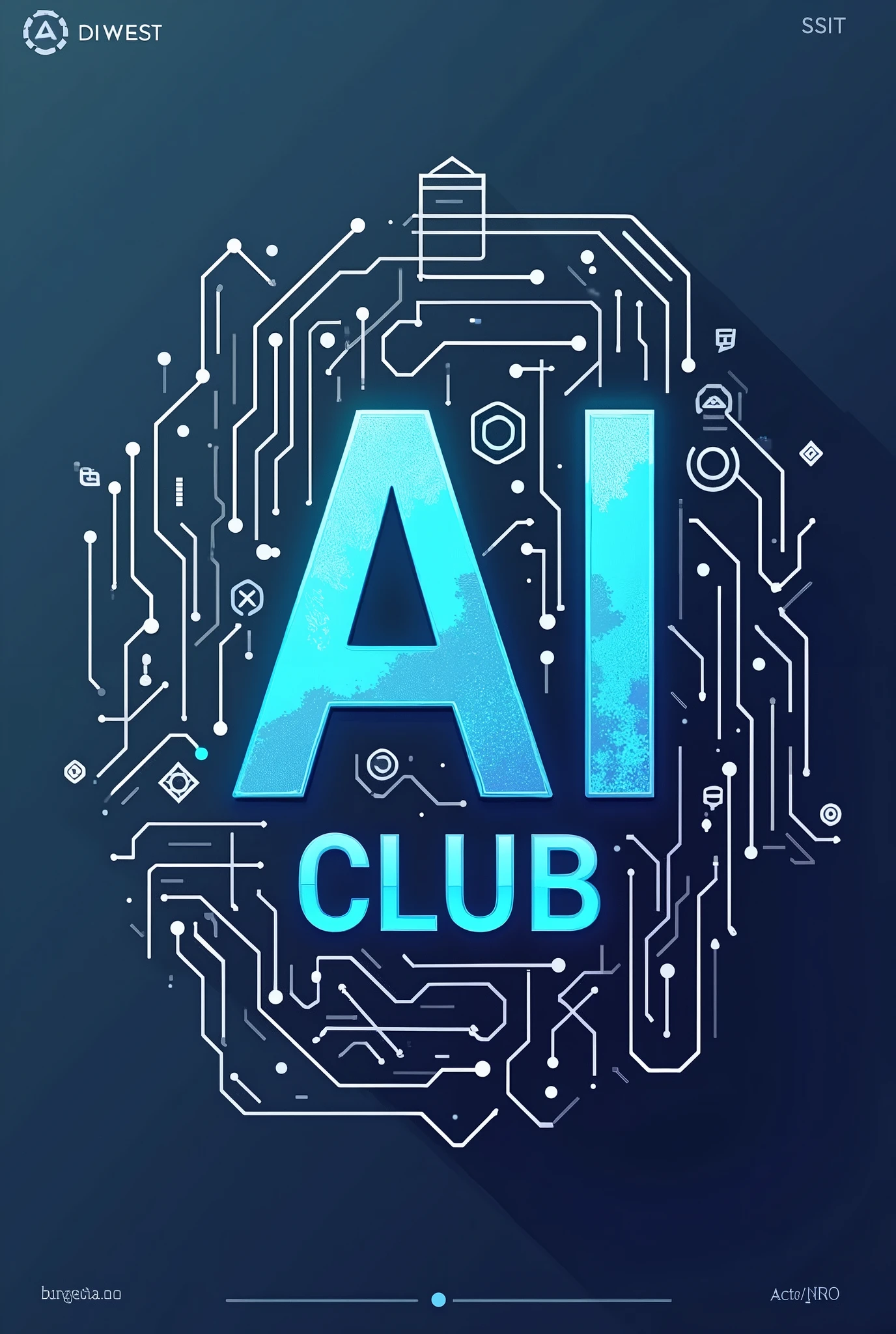 Create logo for AI ML Club and add SSIT