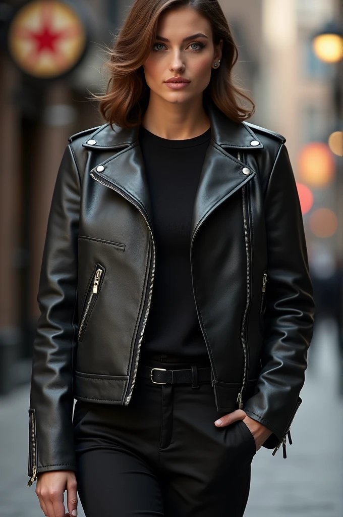 Create a new premium leather jacket