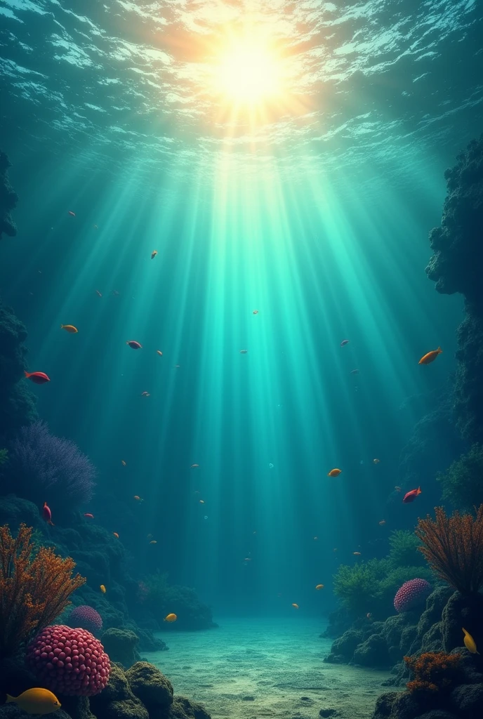Sun under the sea