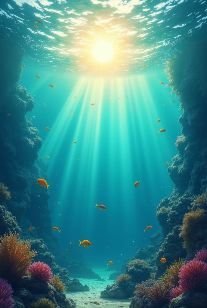 Sun under the sea