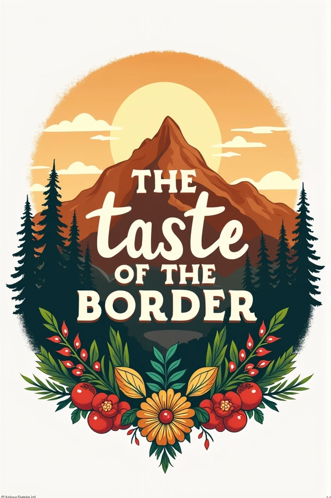 LOGO WITH NAME"The taste of the border", theme of southern Chile 