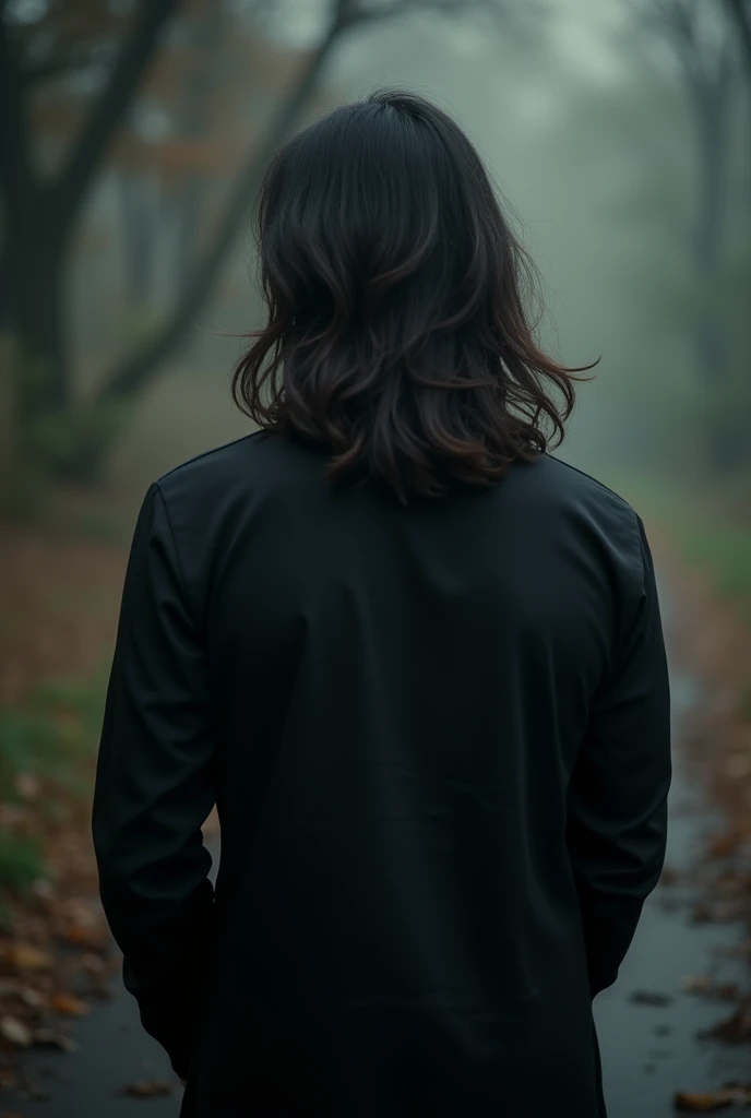 একজন যুবক, যুবকটির গায়ে কালো পাঞ্জাবি থাকবে, চুল হবে লম্বা, ছবিটি যেন যুবকের পিছনের দিক দিয়ে তুলা হয়।আর যুবকের মুখ যেন দেখা না যাই।