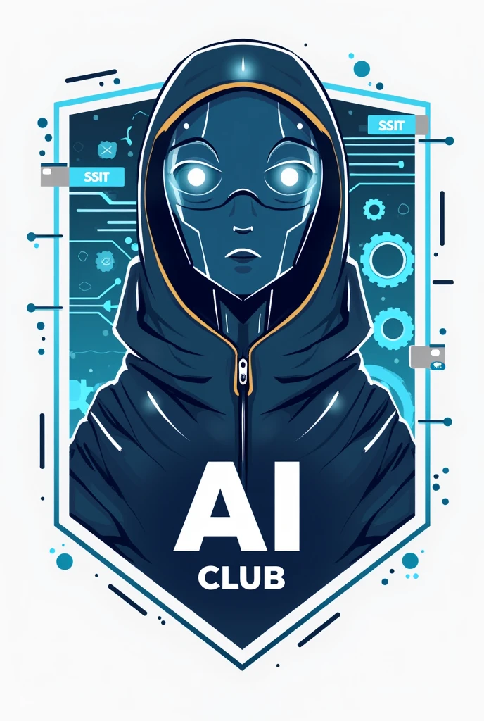 Create logo for AI club ssit