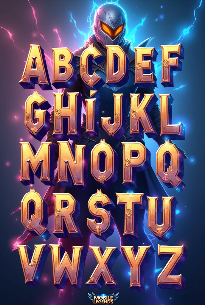 Mobile Legends Stylized Alphabet