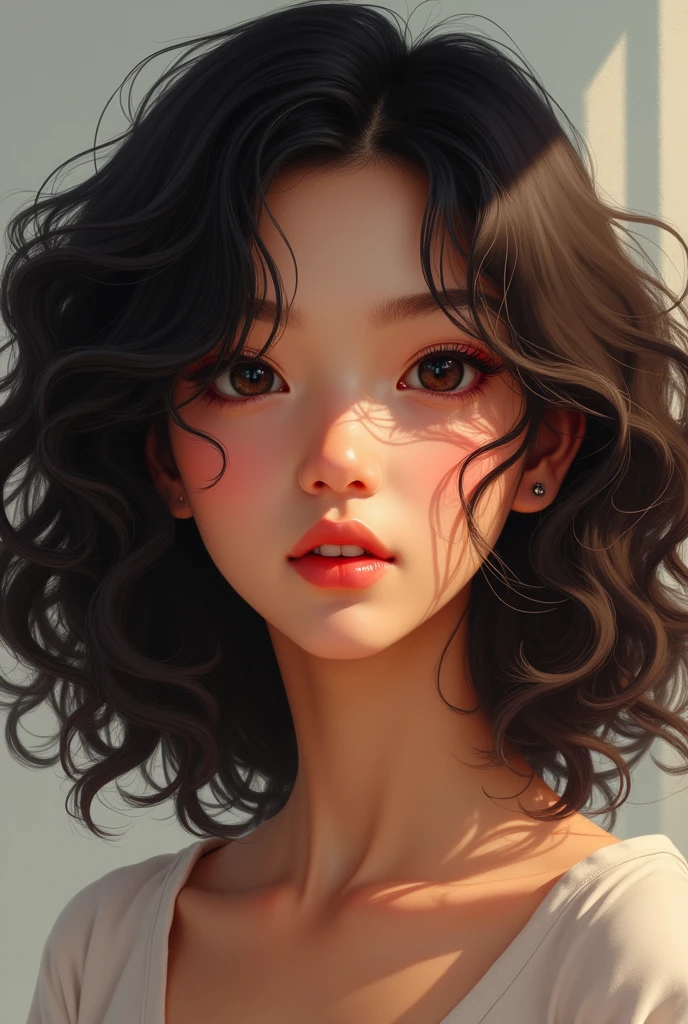 Curly Korean Indian