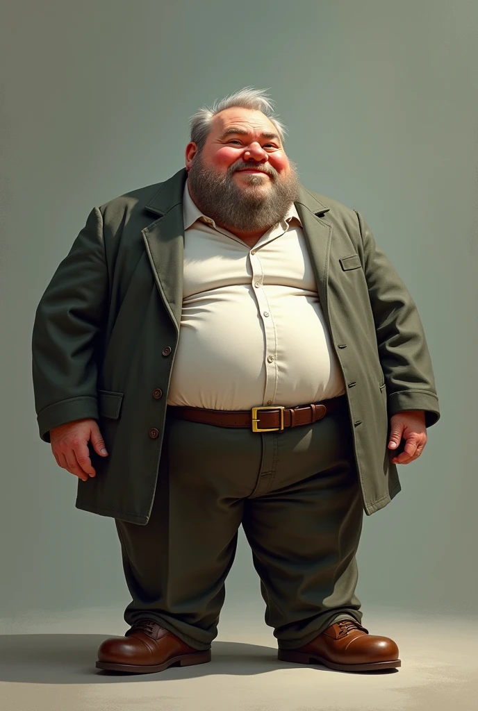 A fat man 