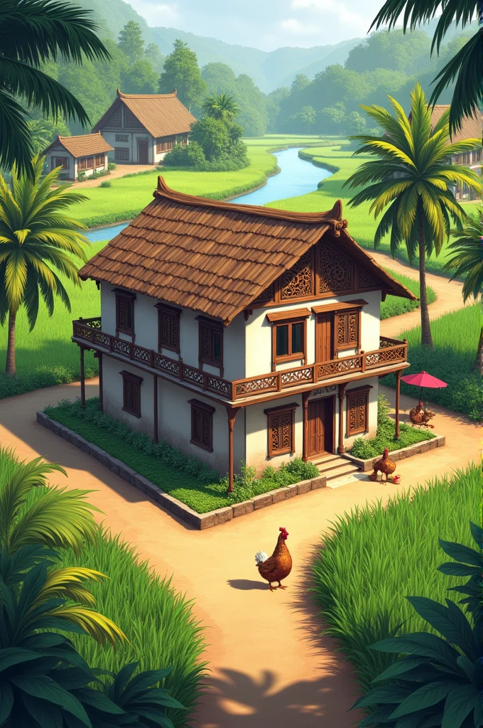 Bangla village house 