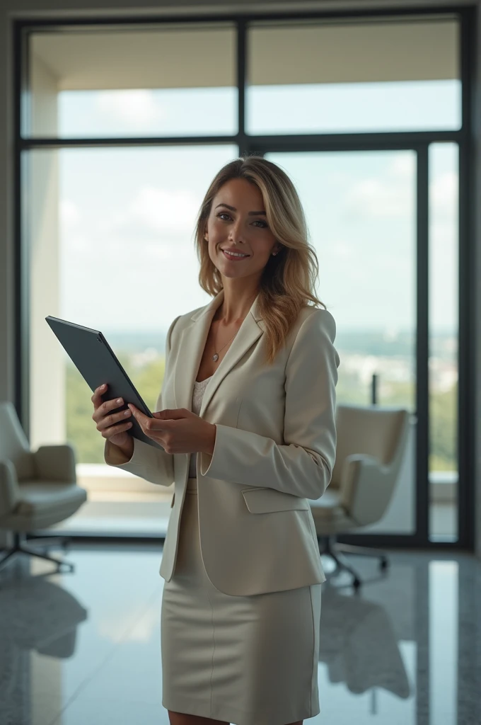 Create an image of this person woman Being a successful professional in my field."
