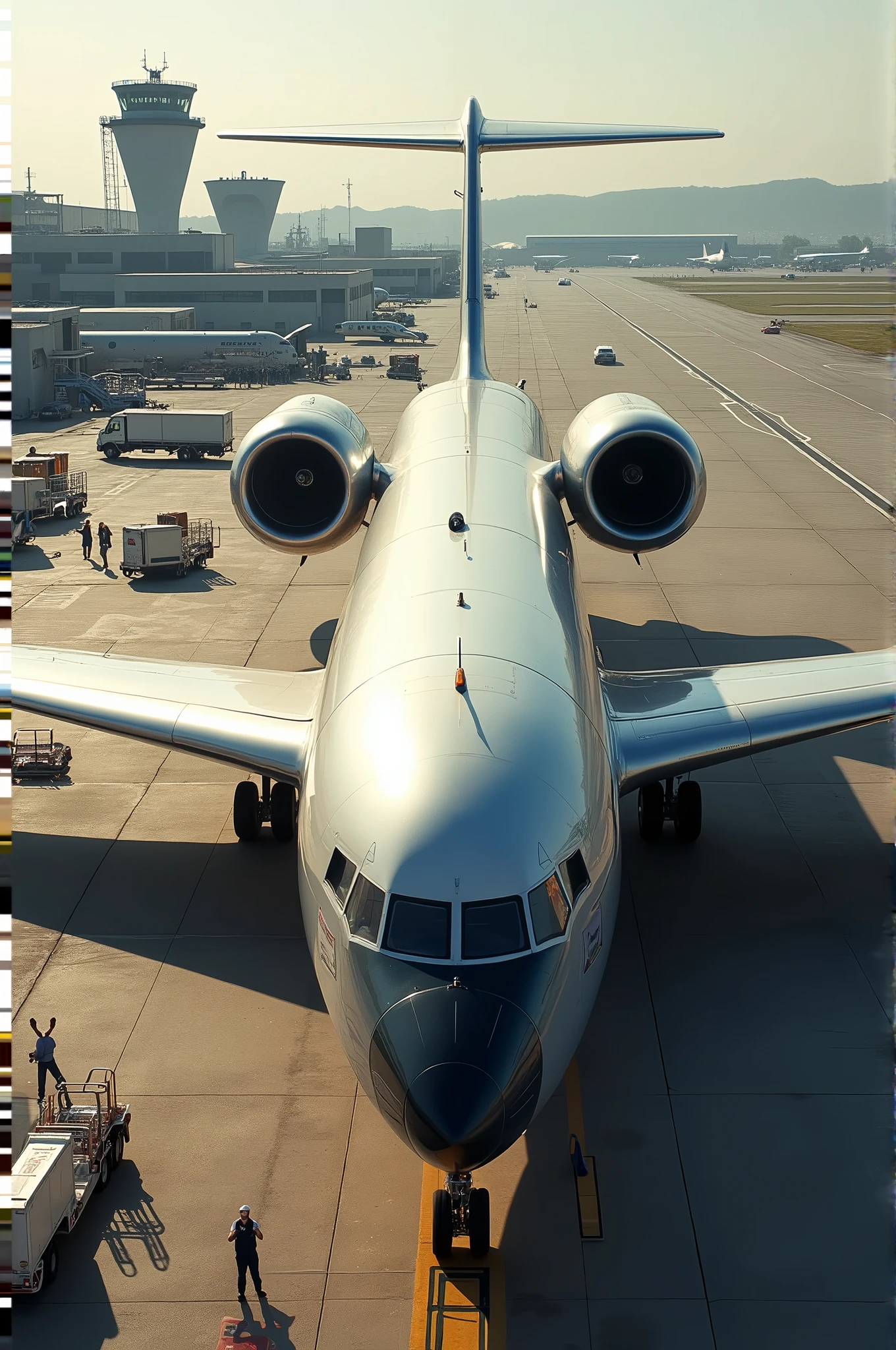 B727 on airport