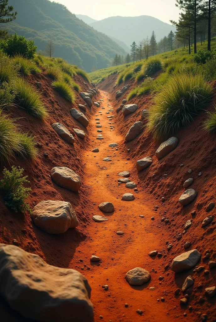 Generate a soil that represents the Chavista civilization (something that can be traced)
