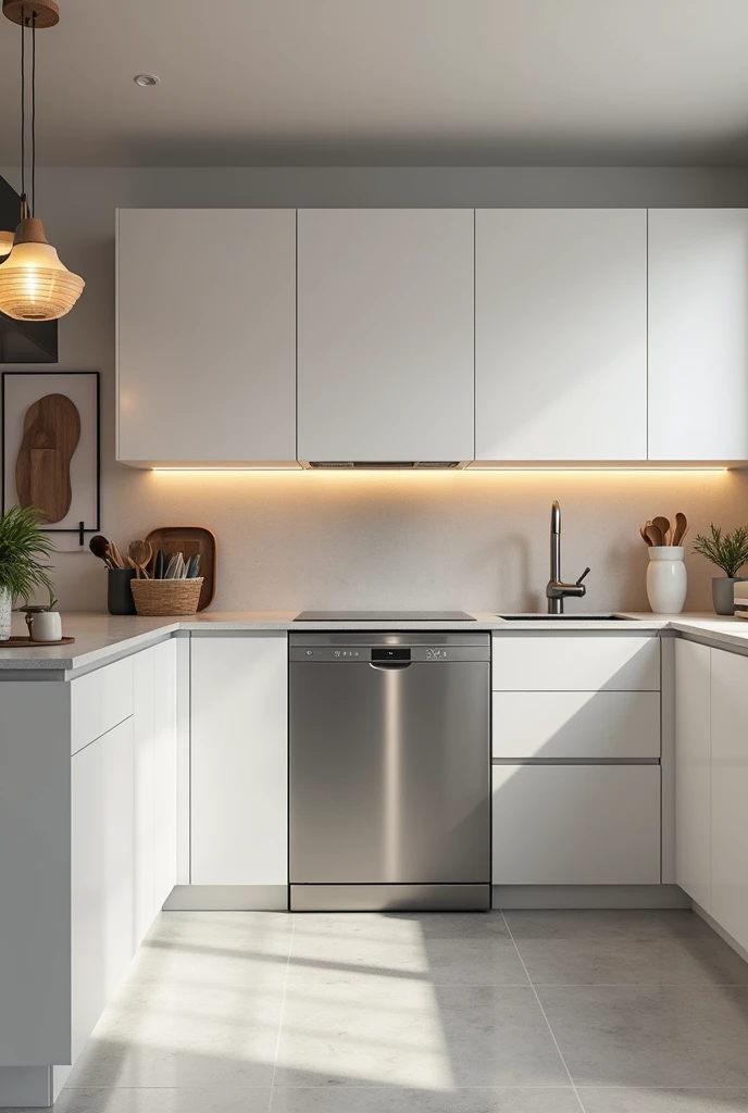 Kitchen with dishwasher