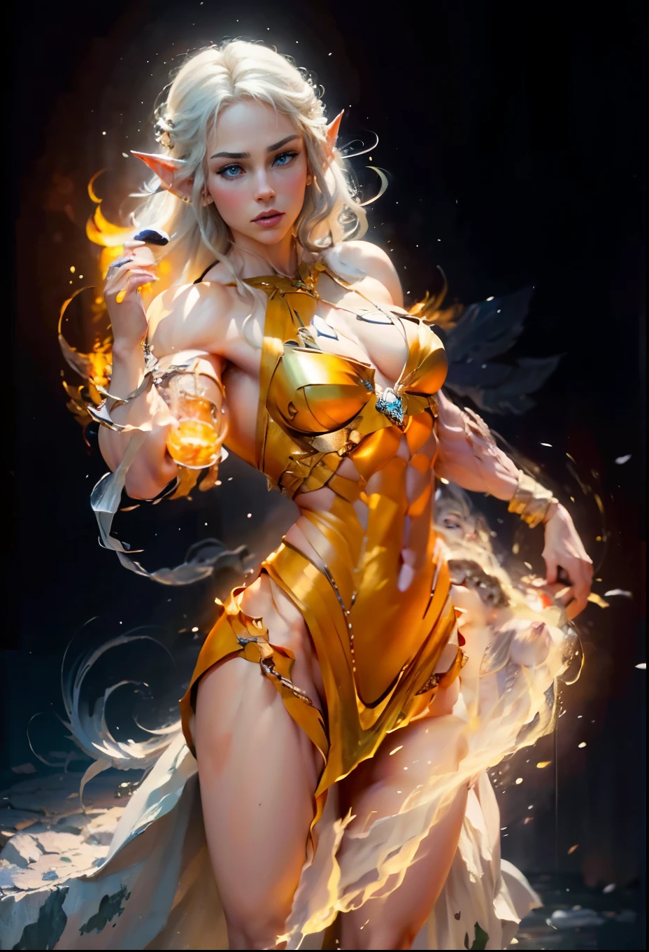 (naked elf,sculpted muscular body,large butt,sexual pose,close-up of muscular buttocks,silver hair,blue eyes,best quality,4k,8k,highres,masterpiece:1.2,ultra-detailed,realistic,photorealistic,photo-realistic:1.37,HDR,UHD,studio lighting,ultra-fine painting,sharp focus,physically-based rendering,extreme detail description,professional,vivid colors,bokeh,fantasy landscape,paradise)