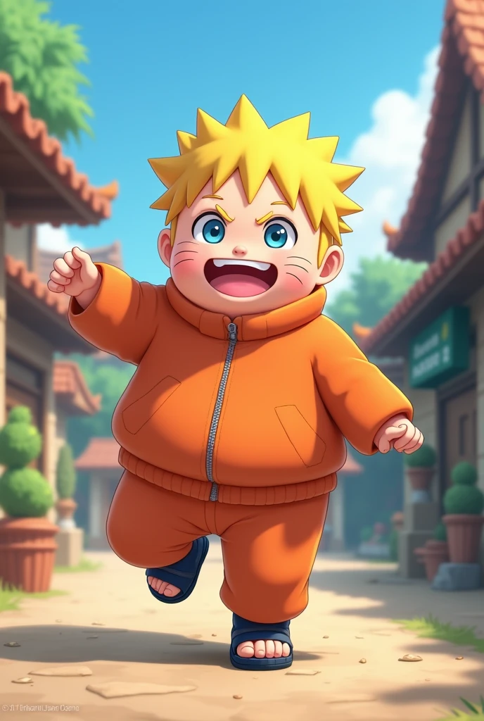 creat a image of naruto with pregnancy shippuden
