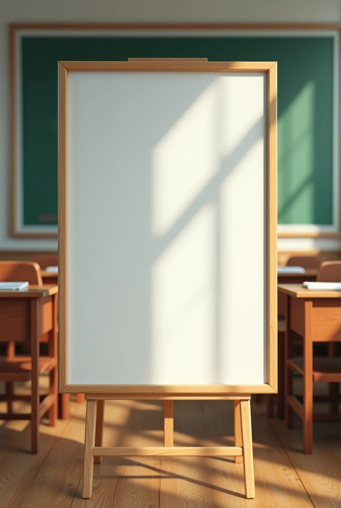 Ultra realistic classroom whiteboard