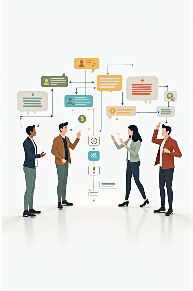 create an illustrative model (diagram, chart, etc.) for one definition of communication