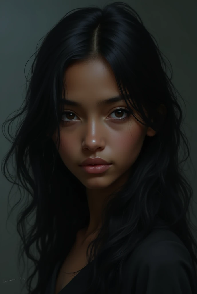 Dark Girl
With black hair and Brown eyes