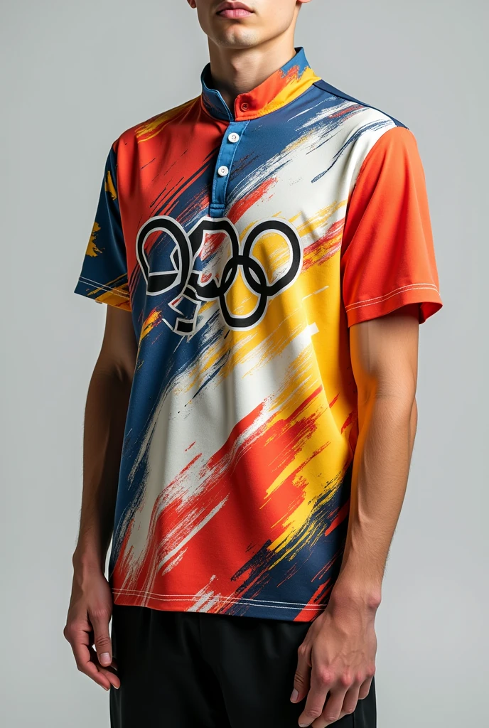 Interclass shirt with an Olympic theme that comes in all colors, what beautiful details and that has the approval of a perfectionist person. May it be beautiful and stunning