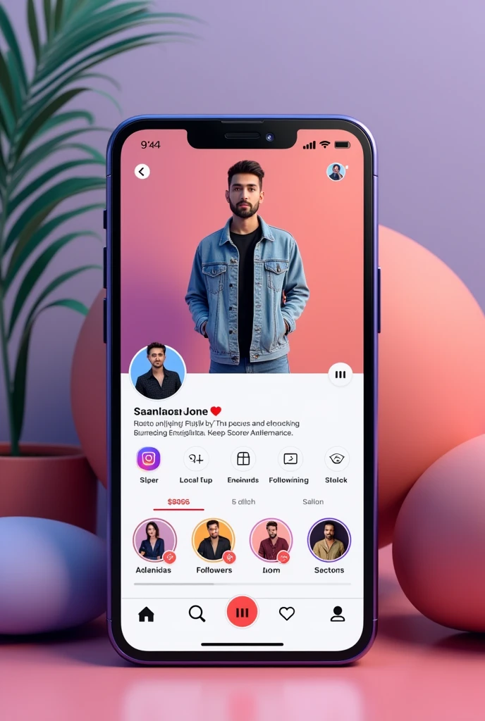 Image of an Instagram profile with 10k followers