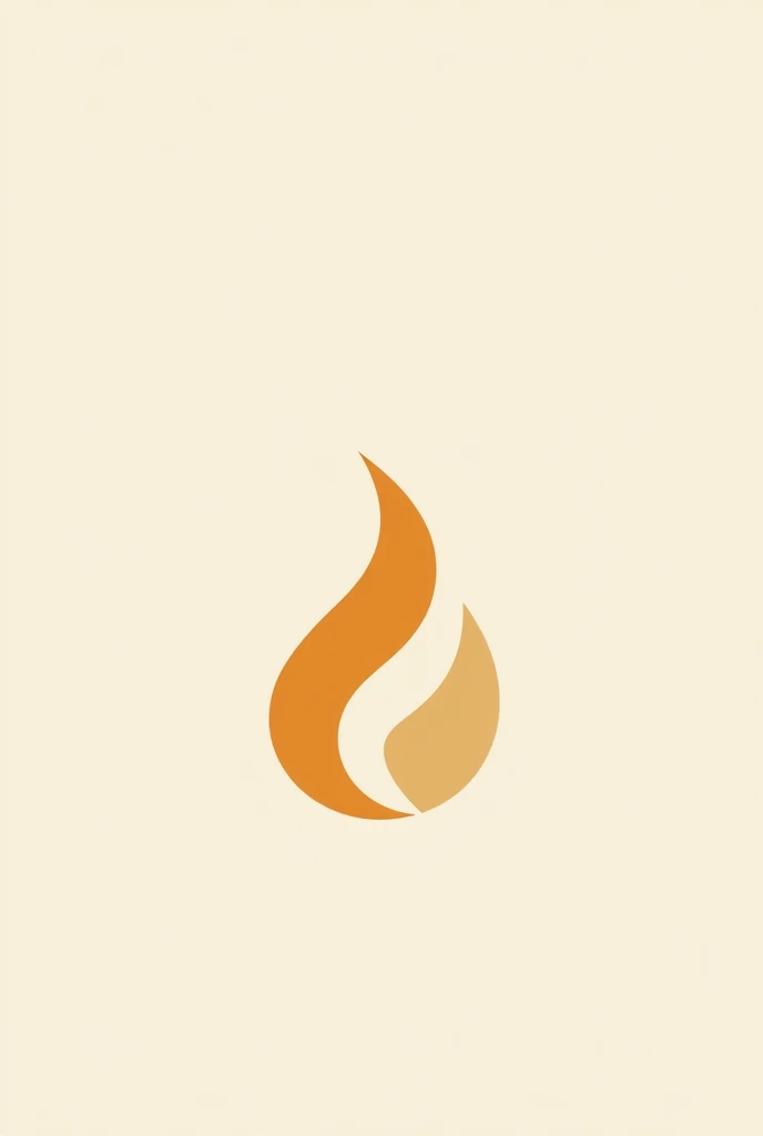 Candle brand logo with name: Light and aromas. That has the silhouette of a candle or a flame