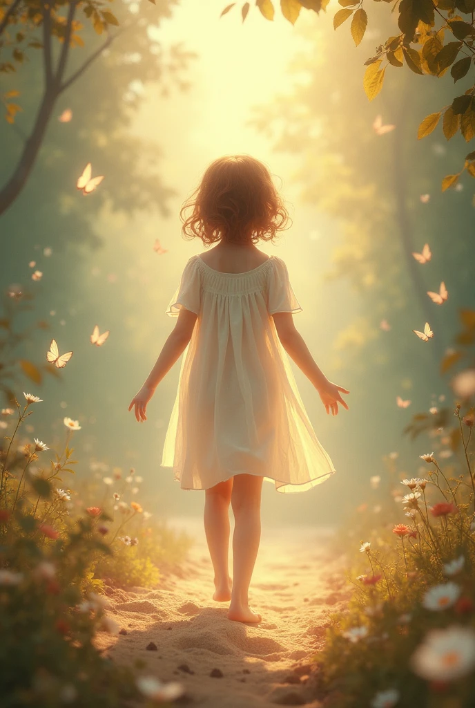 Make a picture of an advertisement that is the center of the advertising about healing the inner child
