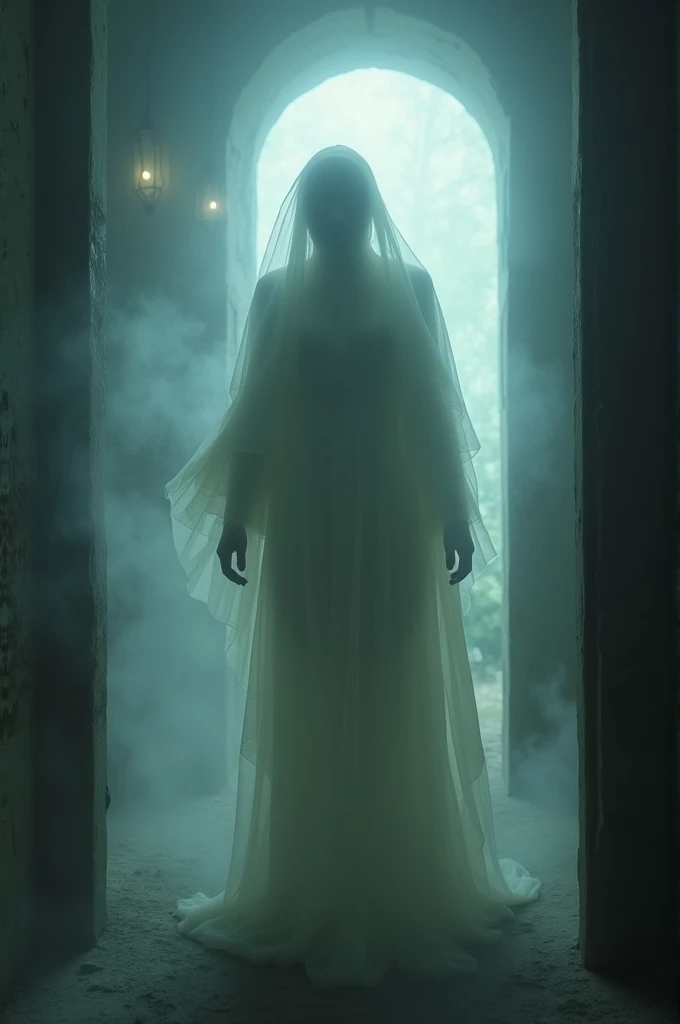 make a photo of a ghost