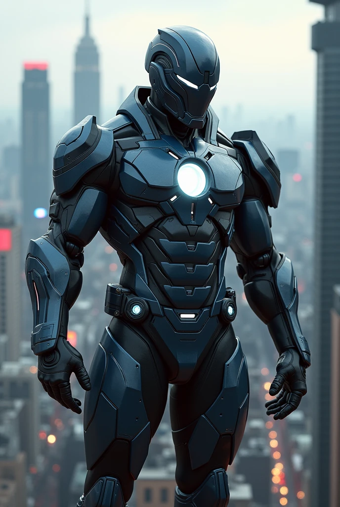 superhero with armor