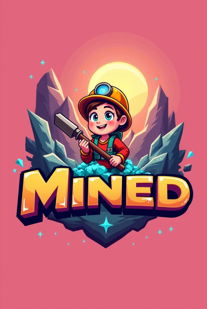 Pink logo that says mine tamer