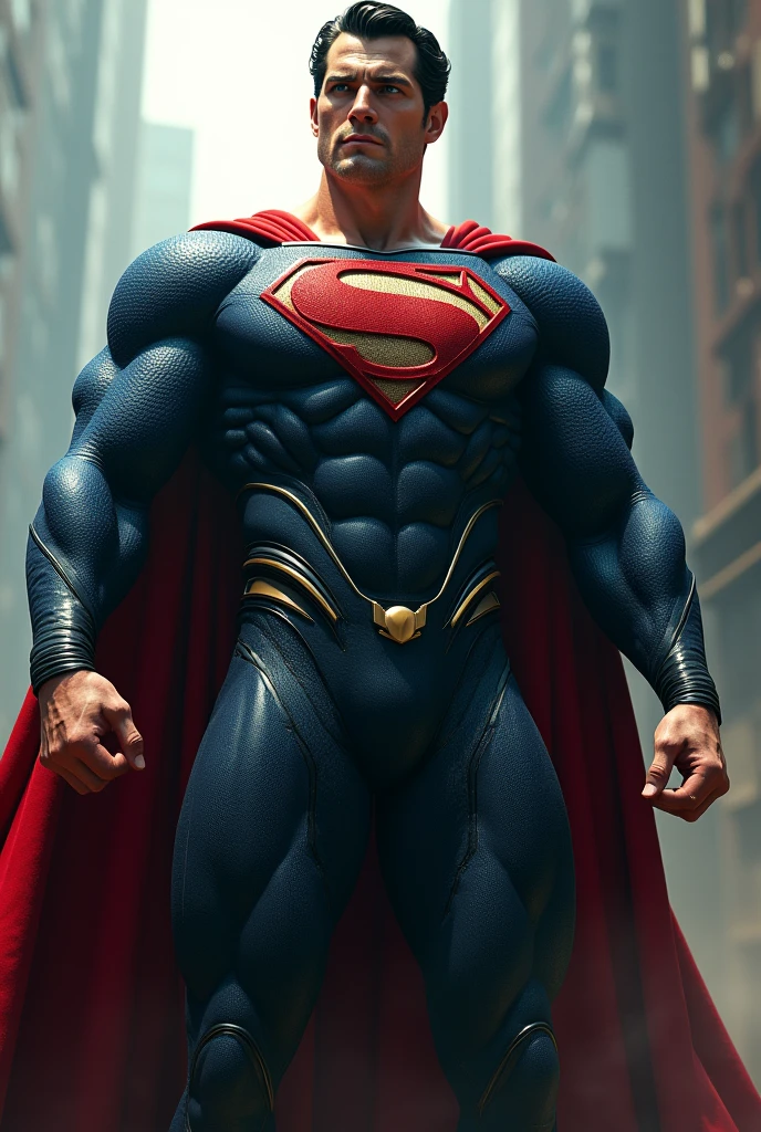 Full body a superman, walking facing the camera, realistic, a very muscular body in the renatosphere, epic 3D realism, swollen muscles, big fists, best in wlop, kan liu, daz3d, trends in CGsociety, hyper-detailed realistic style, full cosplay, by Ric Nagualero, album, hyung tae kim, 8k, unreal engine 5, cinematic composition, hyper-detailed realistic portraits, 3D game art, cg society, fantasy art, season hd art, realistic aesthetic, cinematic lighting, edge light, soft light, film edge light, fine glow, ultra-detailed, 8k, realistic use of light and color, cinematic light, rendered in cinema4d 500–1000 ce -- ar 3:4 --niji 6