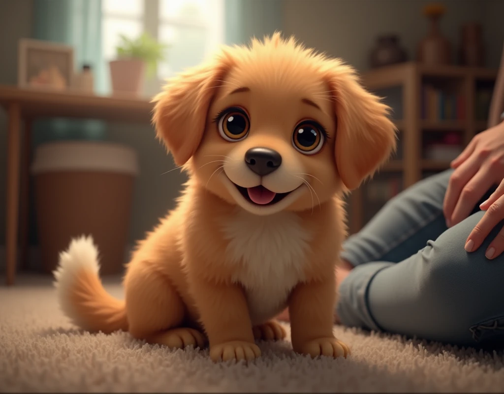 A paithful dog ai image