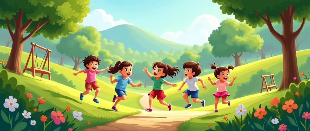 Children playing in the park