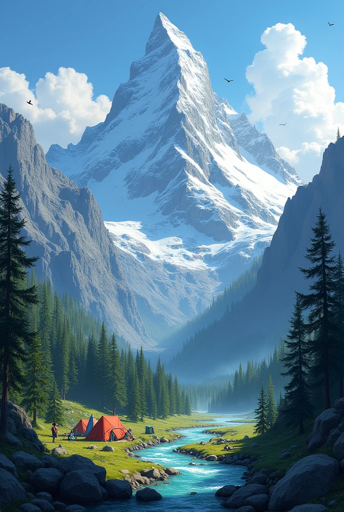 Mountain base