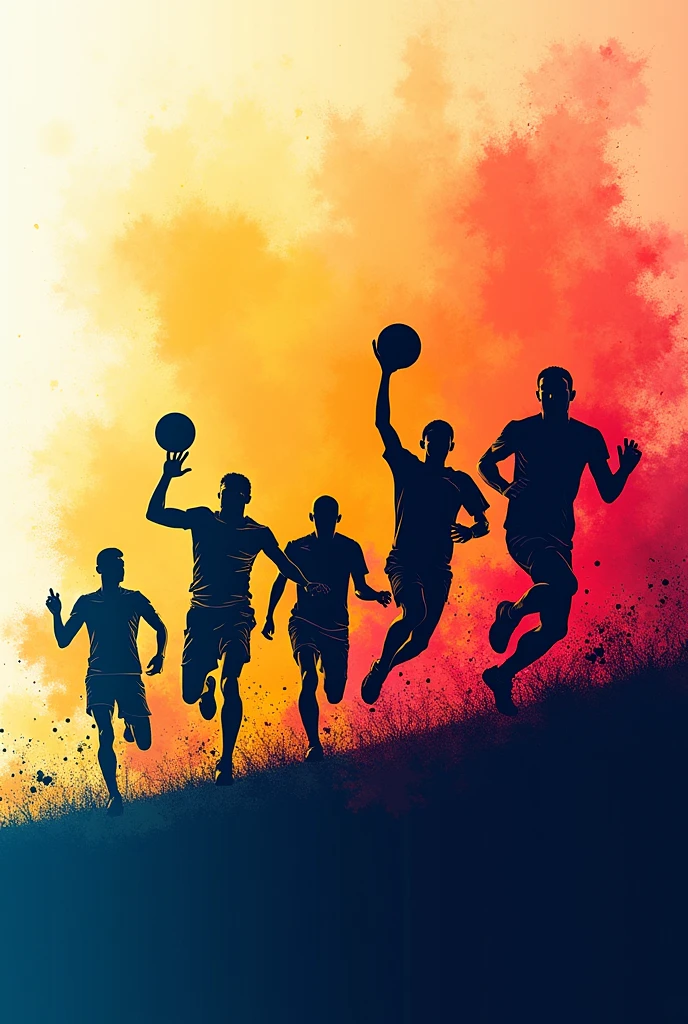 Create a Facebook cover photo for sports