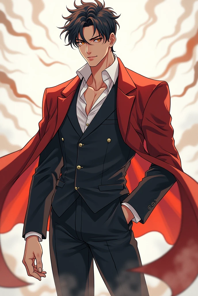 A anime boy who is so much handsome and too much powerful