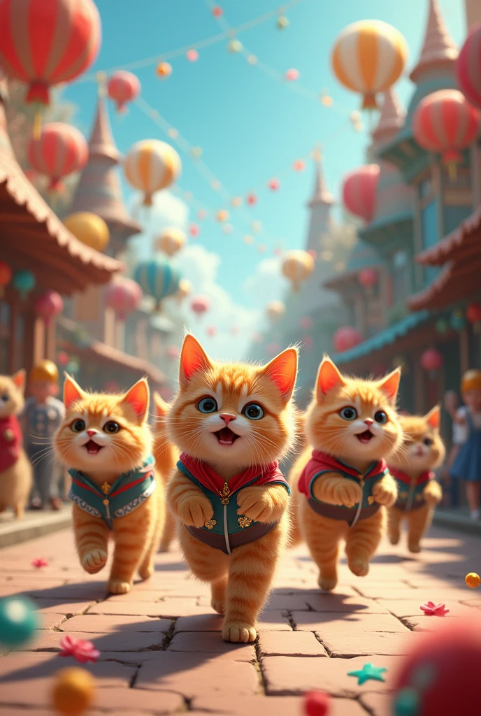 Cats kids prade